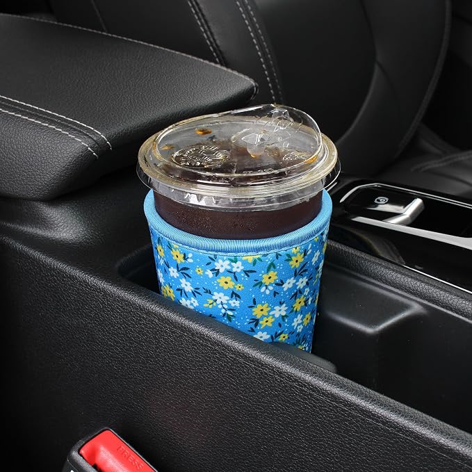 3 Pack Reusable Iced Coffee Sleeves - Image 3