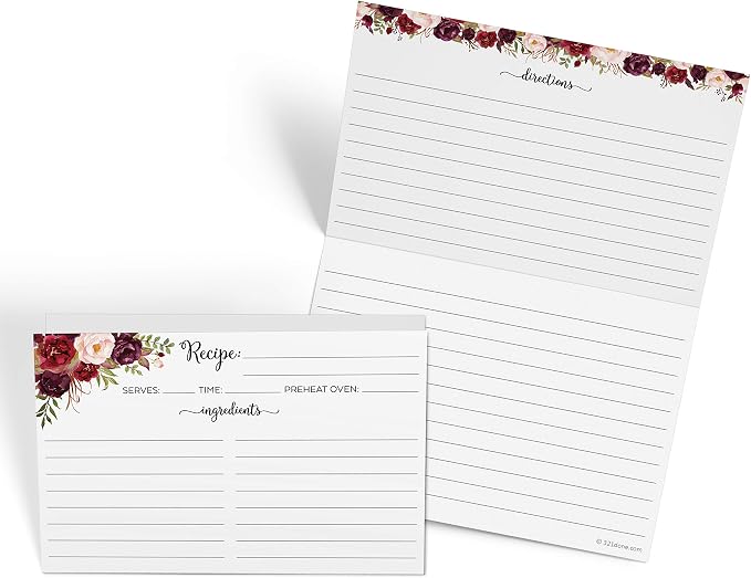 321Done Folding Recipe Cards by 321Done