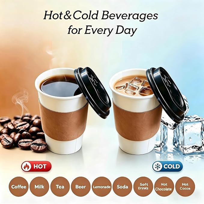 12 oz Disposable Paper Cups - Image 3