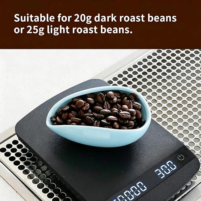 watchget Ceramic Coffee Dosing Cup & Tea Storage Tray, Single Dose Measuring - Image 4