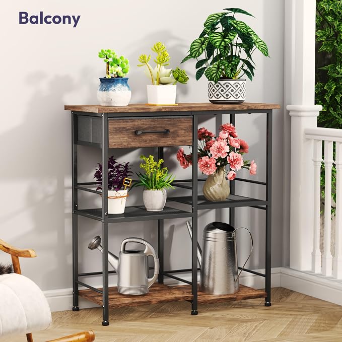 SWTYMIKI Bakers Rack with Storage - Image 5