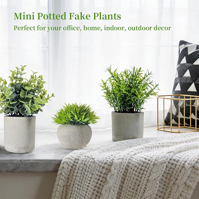 Artificial Potted Plants Small Faux Plants - Image 8