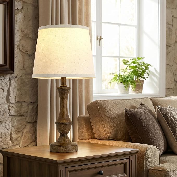 Luvkczc Table Lamp Set of 2, Vintage Nightstand Lamps - Image 6