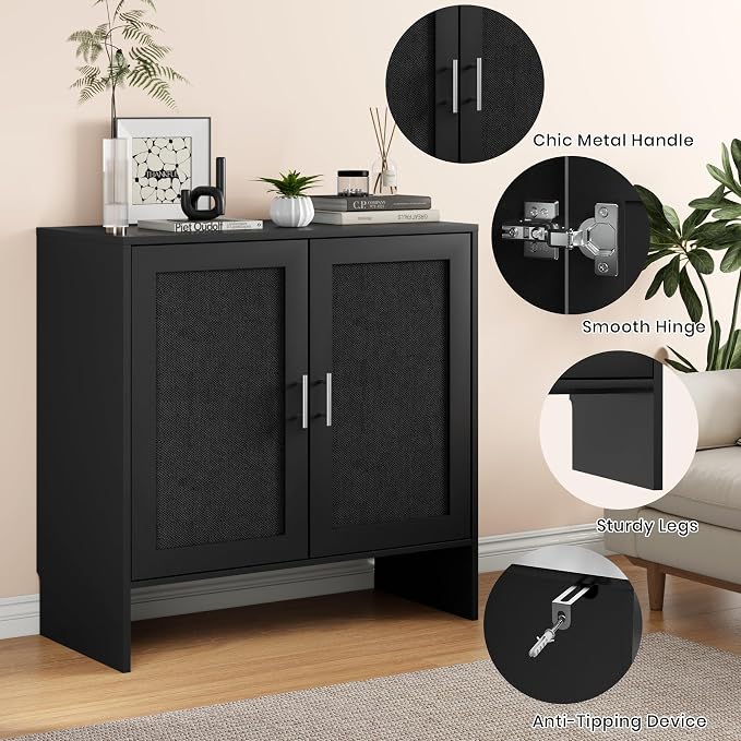 DHZ 63” Buffet Cabinet Set of 2, Accent Cabinet - Image 5