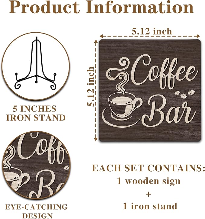 Coffee Bar Decor, Funny Coffee Signs - Image 2
