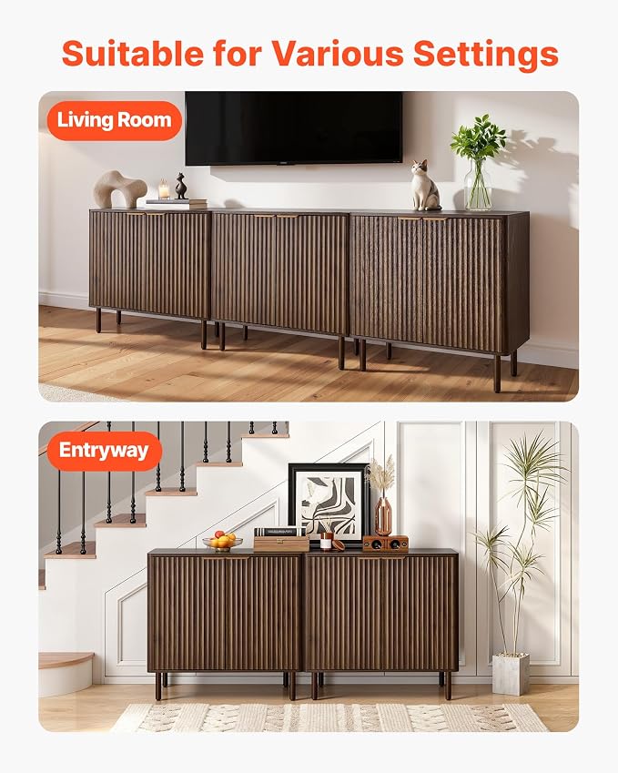 VEVOR Buffet Cabinet, Sideboard Cabinet - Image 8
