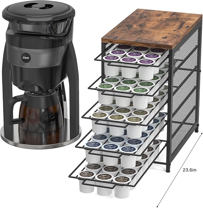 Coffee Pod Holder for K Cups, 5 Tier K Cup Drawer, 90 Pod Pack | Coffee Pod - Image 5