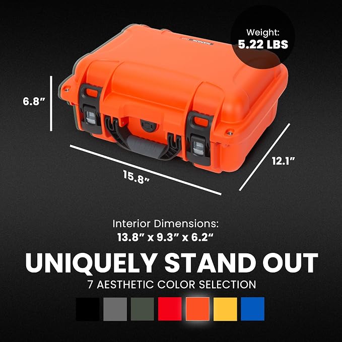 NANUK 915 Hard Case with Cubed Foam – Compact Waterproof Travel Camera Hard - Image 6