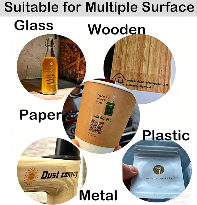 100 to 1000pcs Custom Clear Stickers Personalized Logo Labels Transparent - Image 3