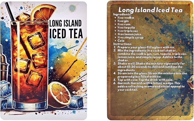 Cocktail Recipe Flash Cards – 54 Classic & Modern Drink Recipes – Bartender - Image 6