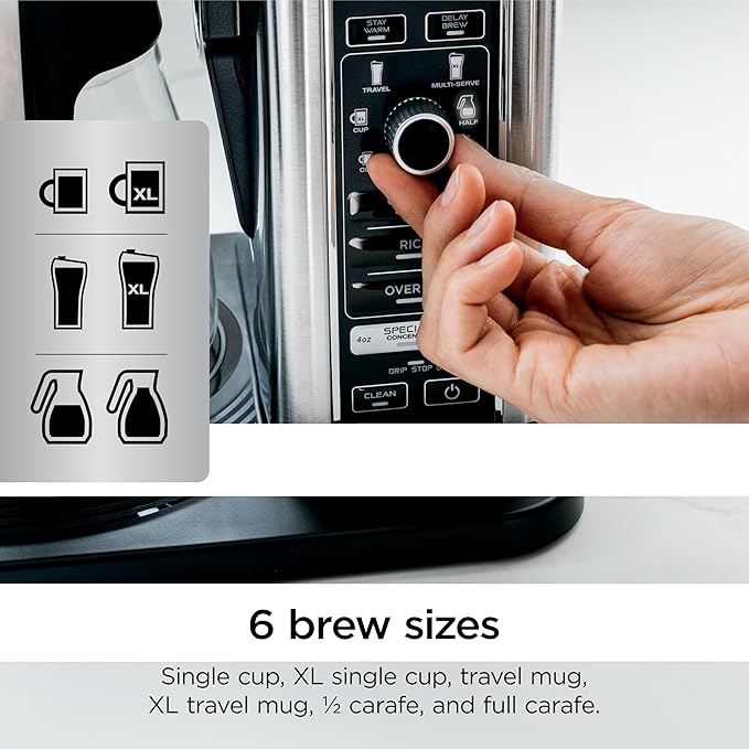 Ninja Specialty Coffee Maker | Includes 10-Cup Carafe, Fold-Away Frother - Image 6