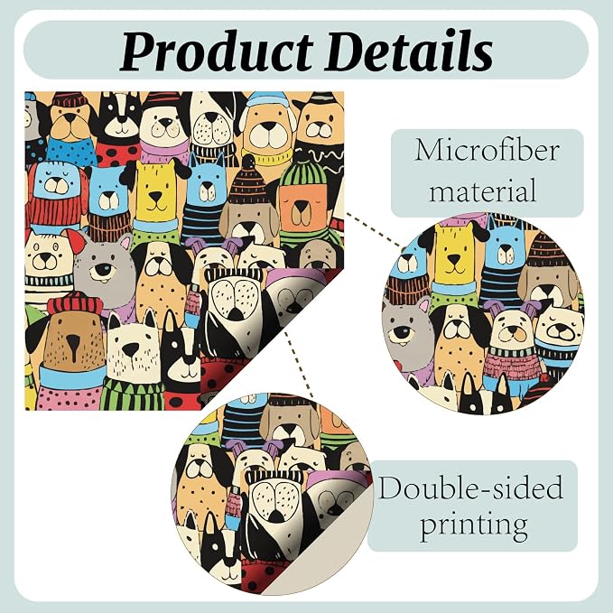 CREATCABIN 6Pcs Glasses Cleaning Cloth Microfiber Lens Cleaning Cloths Reusable - Image 3