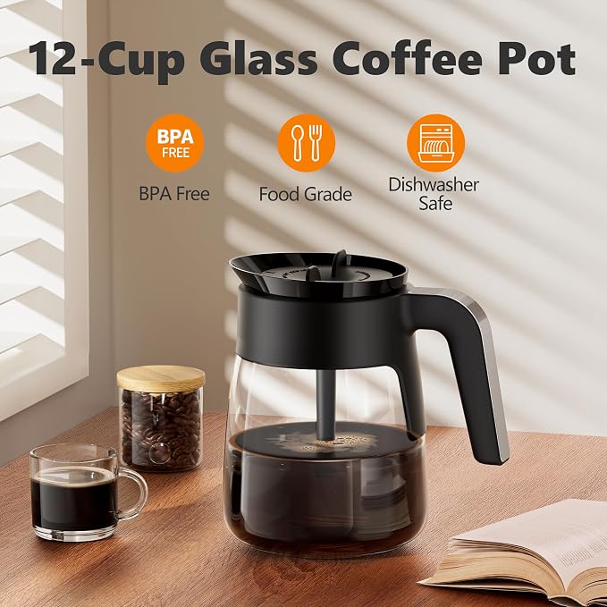 12 Cup Coffee Pot Replacement for Ninja Coffee Maker CFP101 CFP201 CFP301 - Image 4