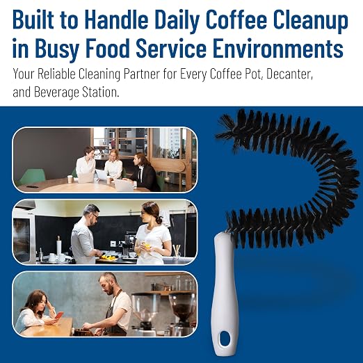SPARTA Decanter Brush – SKU 4015300 Coffee Pot Brush, Curved Semi-Circular - Image 7