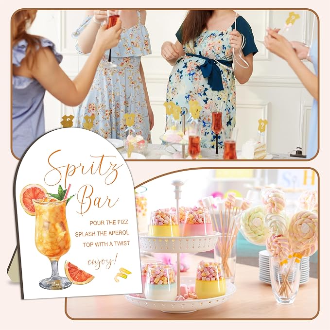 Aperol Spritz Bar Sign, Cocktail Bar Recipe Sign - Image 7