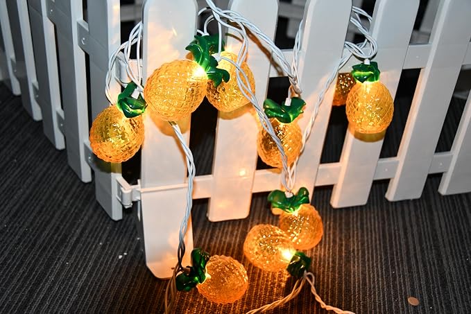 SUNSGNE Pineapple String Lights, Outdoor String Light - Image 8