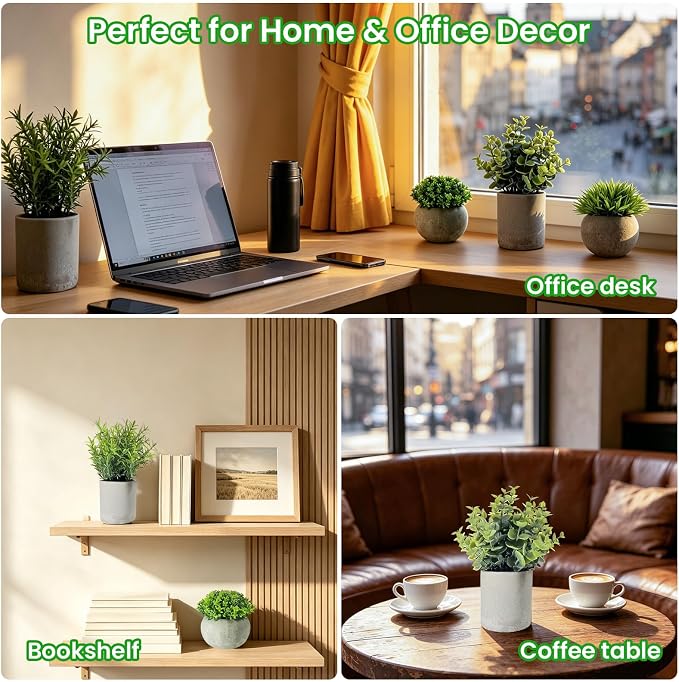 Artificial Potted Plants Small Faux Plants - Image 5