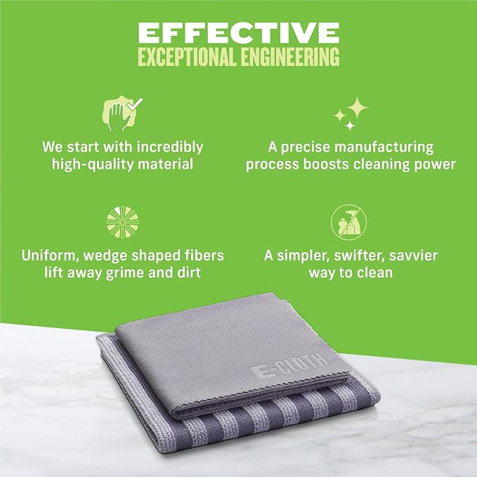 E-Cloth Stainless Steel Microfiber Cleaning Cloth Pack - Image 6