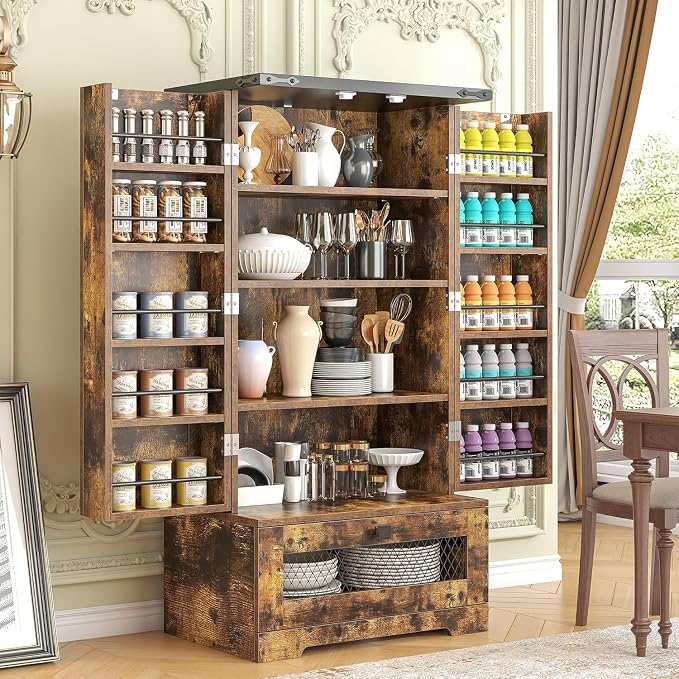 kepptory Farmhouse Pantry Cabinet by kepptory