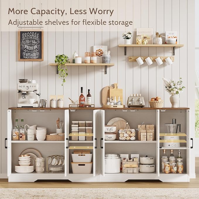Modern Farmhouse Buffet Cabinet - Image 3
