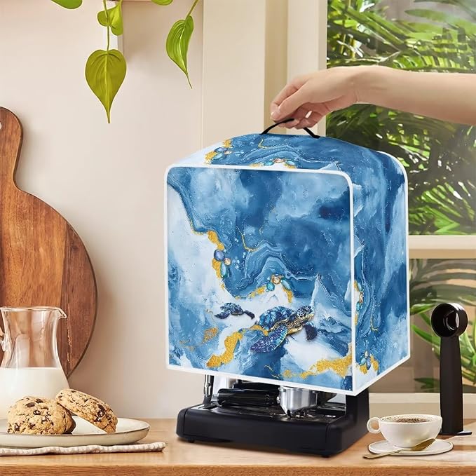 Marble Turtle Coffee Maker Dust Cover Universal Coffee Machine Covers - Image 4