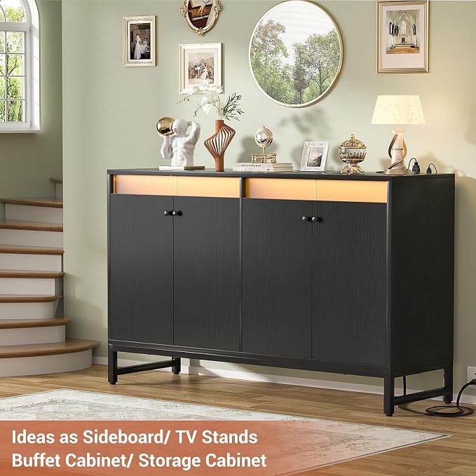 Aheaplus Sideboard Buffet Cabinet - Image 6