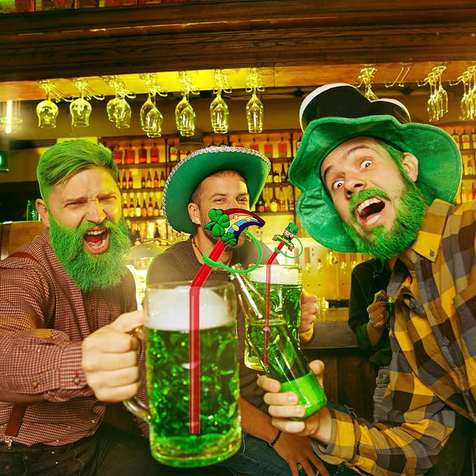 10Pcs St. Patrick's Day Straw Cover Cap - Image 6