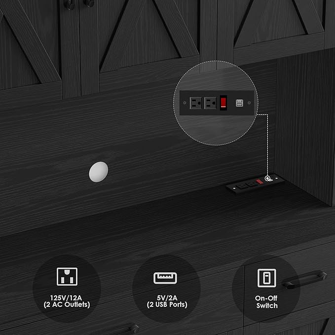 HOSTACK 71" Pantry Cabinet - Image 7