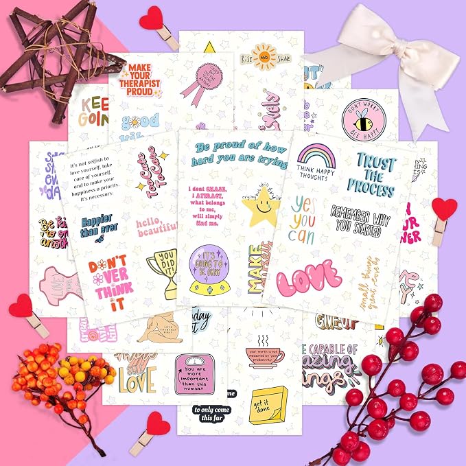 100Pcs Self Care Stickers for Water Bottle and Laptop - Image 5