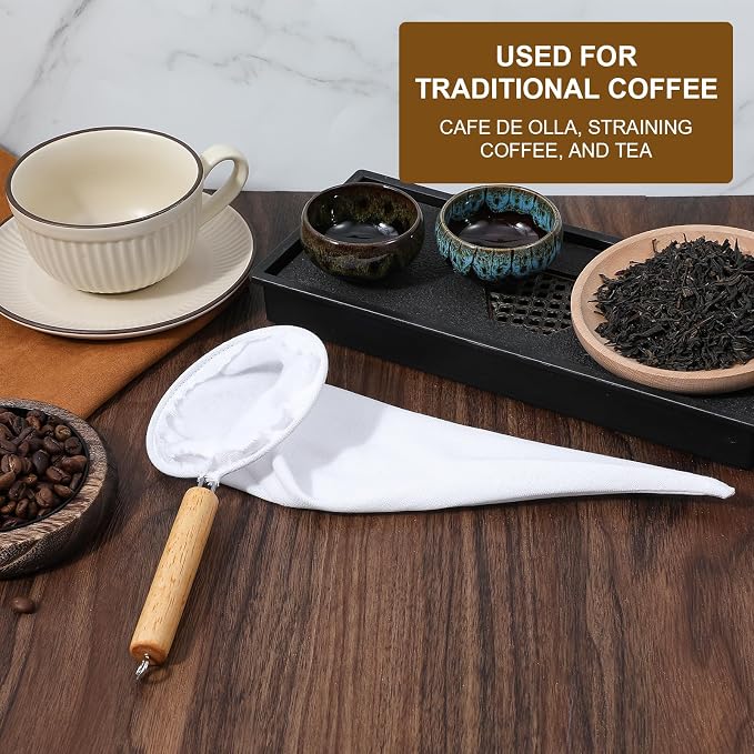 2 Pcs Coffee Strainer Cloth, Flannel Cloth Coffee Filter - Image 7