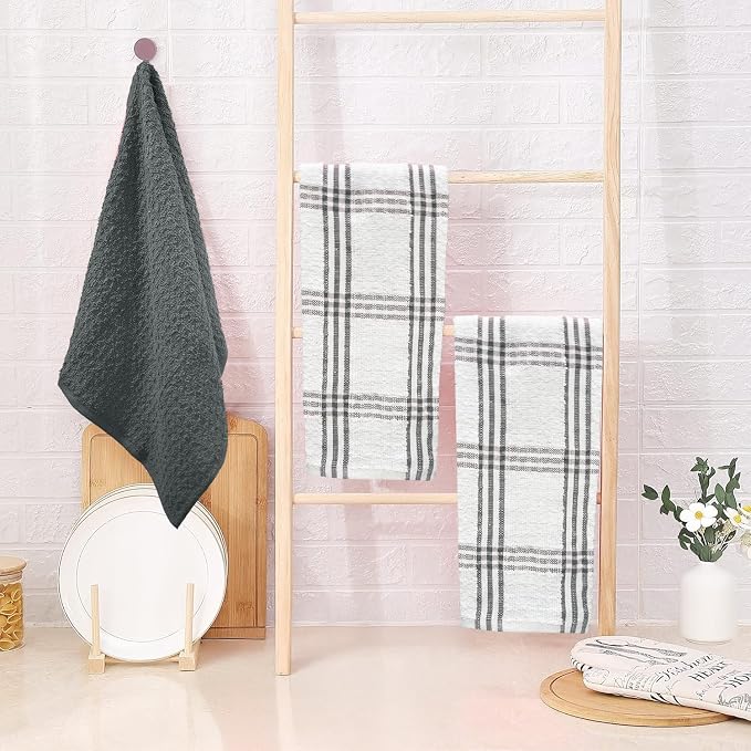 DAN RIVER Premium Grey Kitchen Towels - Image 8