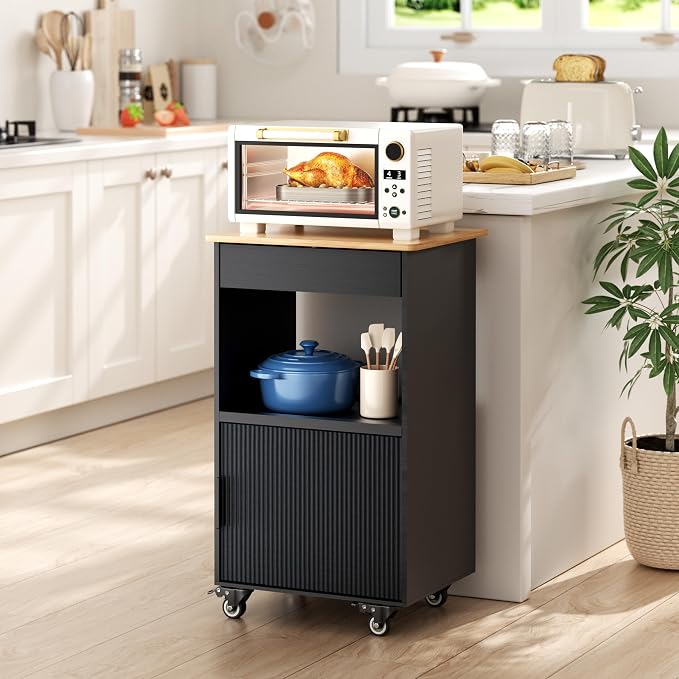Oransail Kitchen Island Cart, Rolling Kitchen Island on Wheels - Image 7