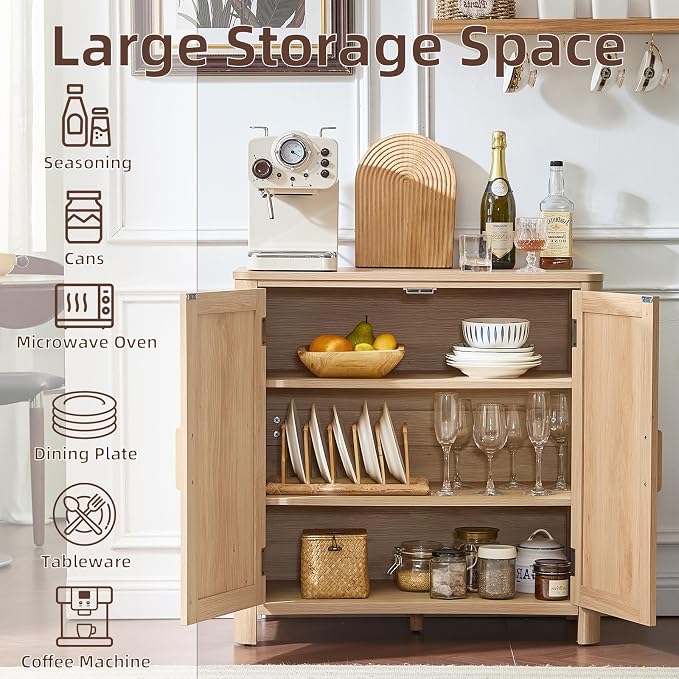 Joaxswe Sideboard Buffet Cabinet - Image 4