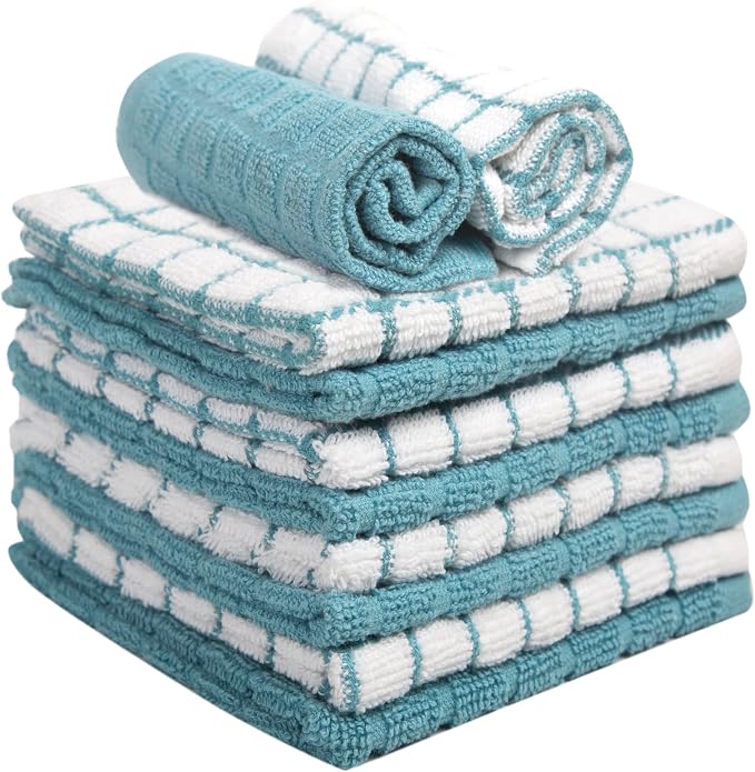 Bumble Dish Cloths | 12" x 12" | 100% Cotton Kitchen Towels | 405 GSM | Soft - Image 4