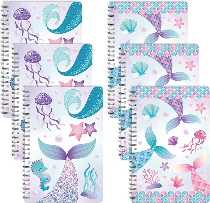 B1ykin Mermaid Spiral Notebooks by B1ykin