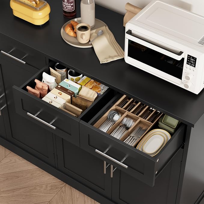 HOSTACK 60" Large Buffet Sideboard - Image 5