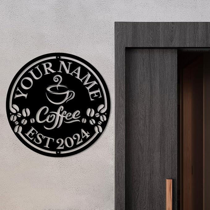 Custom Metal Coffee Bar Signs - Image 3