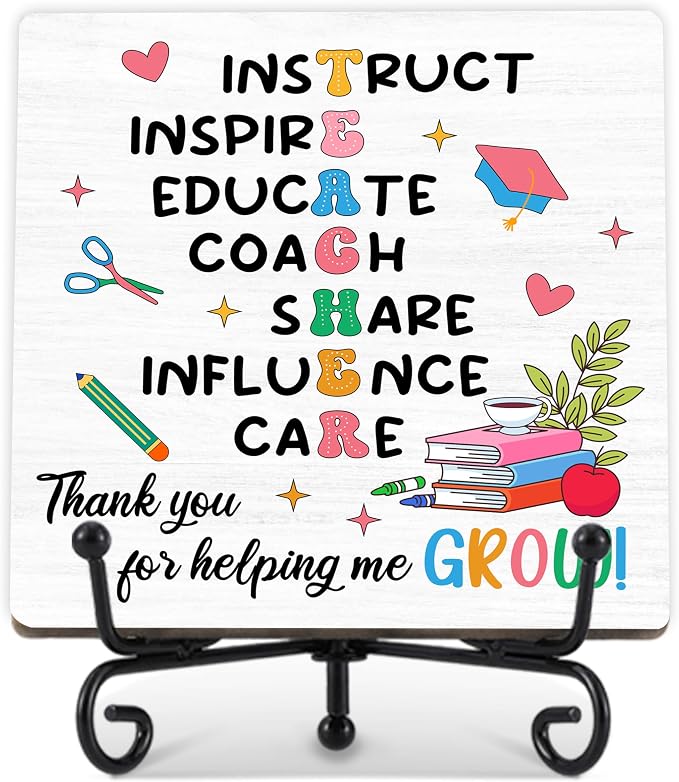 Teacher Appreciation Gifts for Women Men by YQV