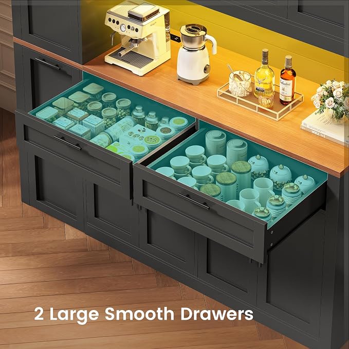 Itaar 71" Kitchen Pantry Cabinet - Image 7