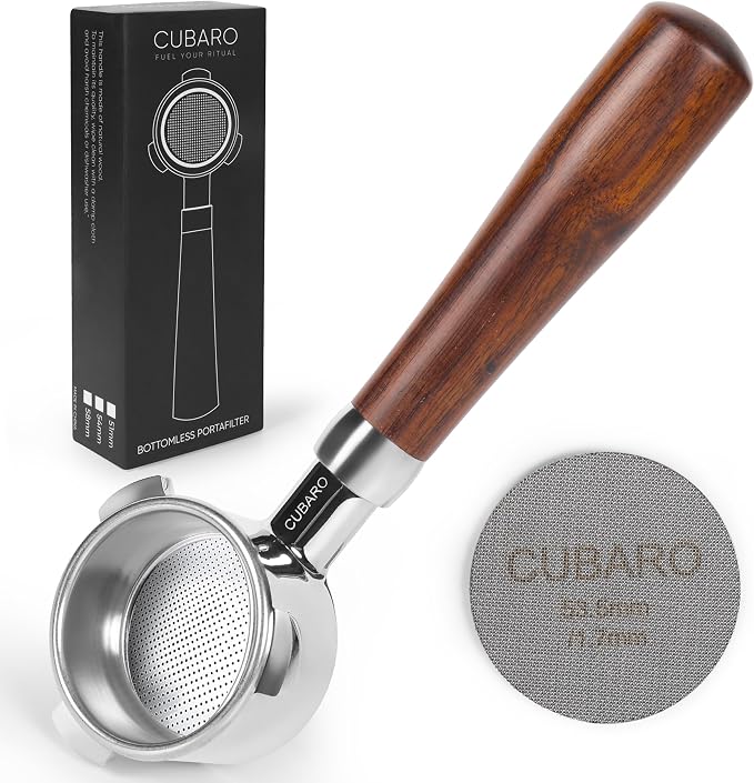 54mm Bottomless Portafilter by CUBARO