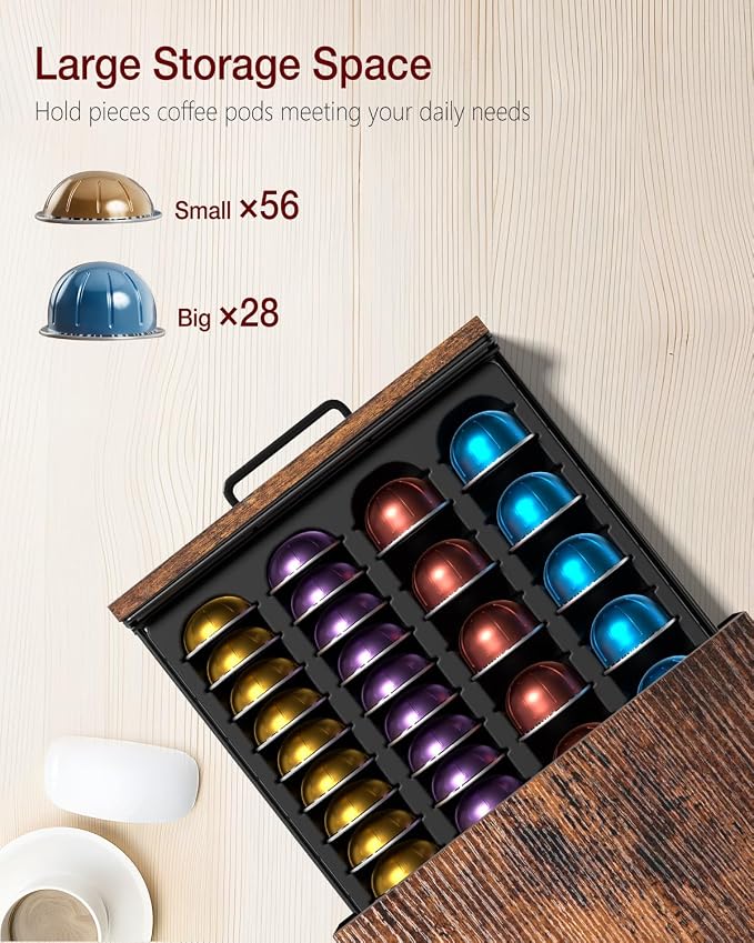 Evermagin Coffee Pod Holder, Vertuo Pod Holder Compatible - Image 4
