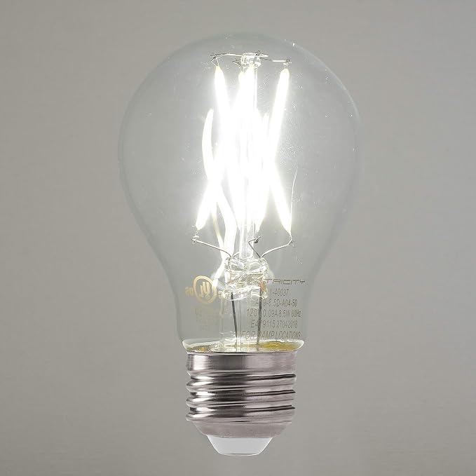 Xtricity LED 9W A19 Filament Clear Light Bulb, 60W Equivalent, 800 Lumens - Image 5
