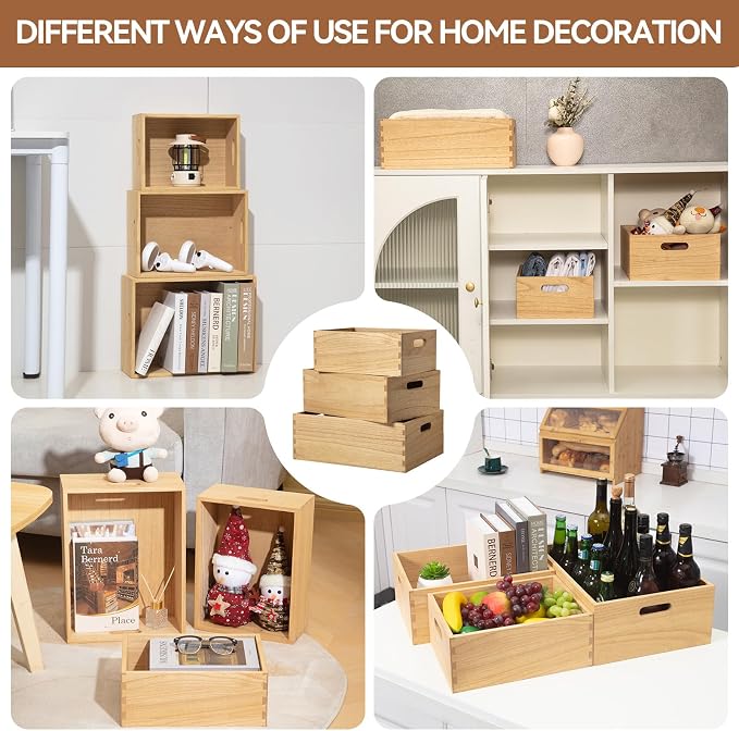 KIRIGEN Nesting Wood Crates - Image 5