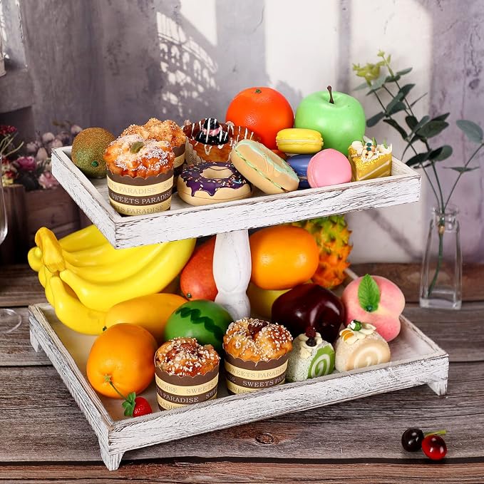 Yalikop Farmhouse Tiered Tray Stand - Image 5