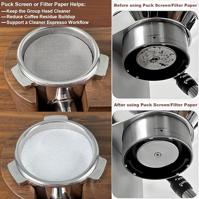 54mm Bottomless Portafilter 3 Ears, 5-Piece Espresso Kit - Image 5