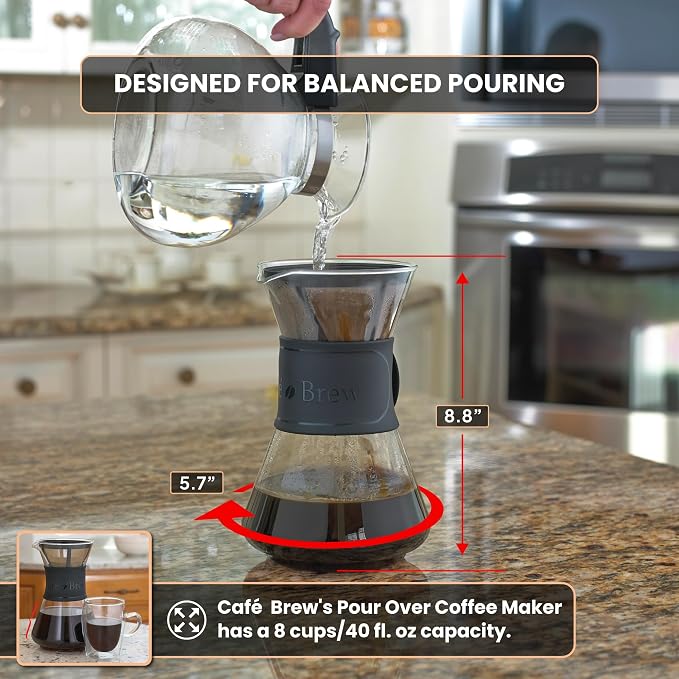CAFE BREW COLLECTION Pour Over Coffee Maker - Image 5