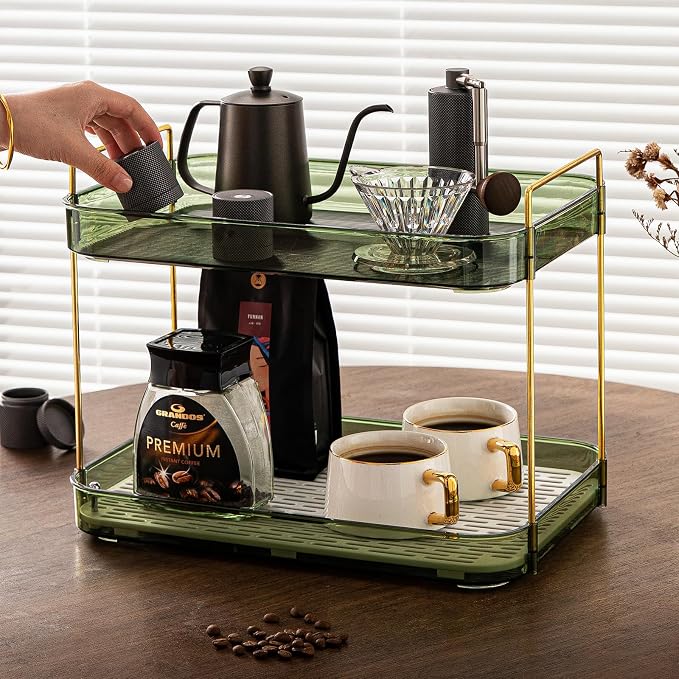 Seoneiro Whiskey Tray, Glass Cup Rack, Mug Holder, Coffee Cup Organizer - Image 5