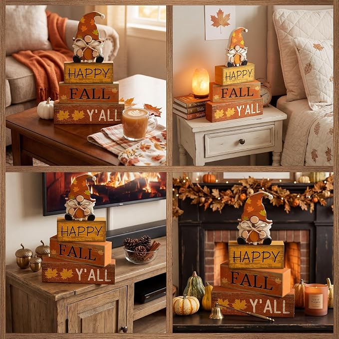 Lineshading 4 Pcs Fall Decorations - Image 4