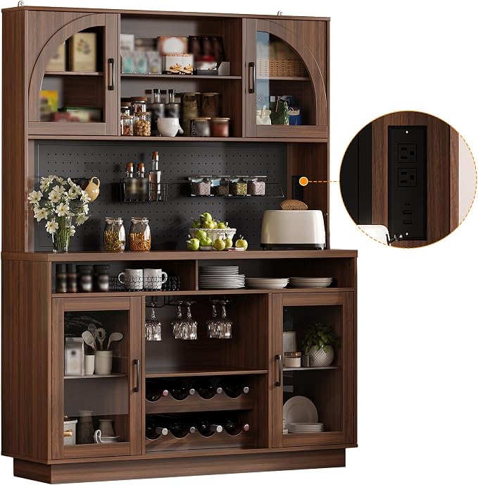 BINGTOO 71" Tall Kitchen Pantry Cabinet - Image 9