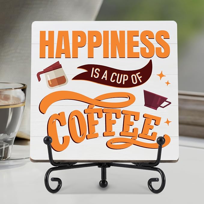 Coffee Bar Accessories， Cafe Station Accessories, Cafe Corner Decorations Sign by Cazhes